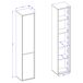 Conjunto mueble bajo lavabo columna y armarios Sophéa 120 Conjunto mueble bajo lavabo columna y armarios Sophéa 120 Blanco
