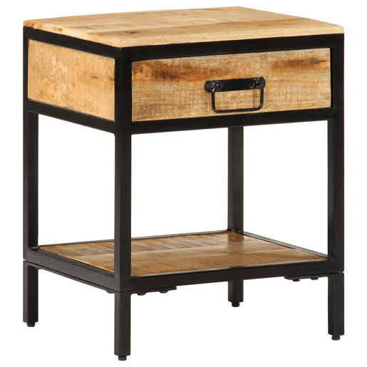 Mesa De Cabeceira - Mesinha De Cabeceira com gaveta Castanho 40 x 35 x 50 cm Mesa De Cabeceira - Mesinha De Cabeceira com gaveta Castanho 40 x 35 x 50 cm