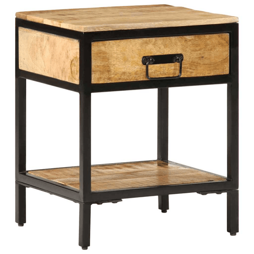 Mesa De Cabeceira - Mesinha De Cabeceira com gaveta Castanho 40 x 35 x 50 cm Mesa De Cabeceira - Mesinha De Cabeceira com gaveta Castanho 40 x 35 x 50 cm