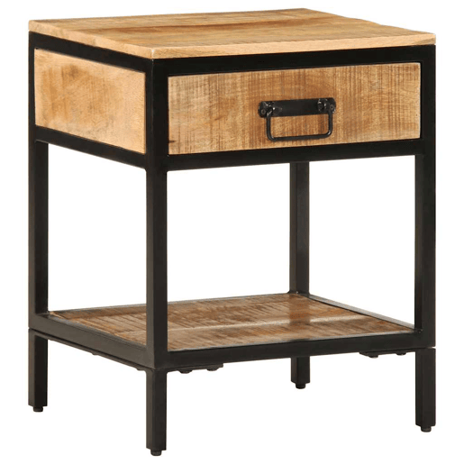 Mesa De Cabeceira - Mesinha De Cabeceira com gaveta Castanho 40 x 35 x 50 cm Mesa De Cabeceira - Mesinha De Cabeceira com gaveta Castanho 40 x 35 x 50 cm