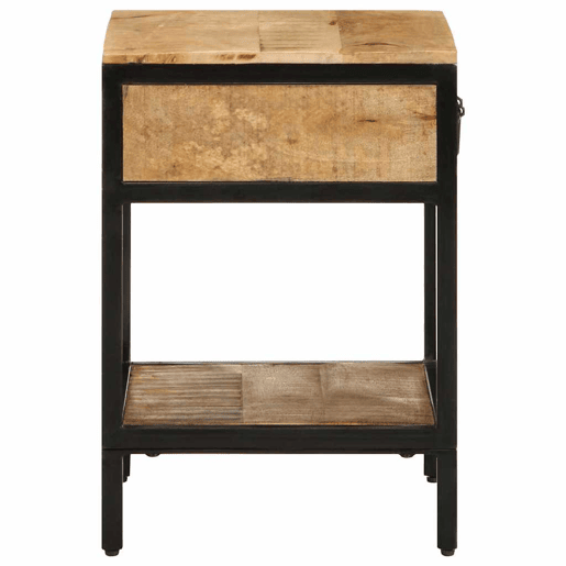 Mesa De Cabeceira - Mesinha De Cabeceira com gaveta Castanho 40 x 35 x 50 cm Mesa De Cabeceira - Mesinha De Cabeceira com gaveta Castanho 40 x 35 x 50 cm