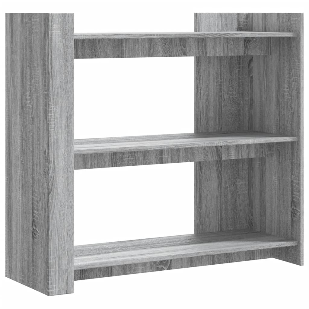 Mesa consola de madera de ingeniería gris sonoma 100x35x90 cm