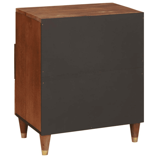 Mesa De Cabeceira - Mesinha De Cabeceira Castanho 50 x 33 x 60 cm