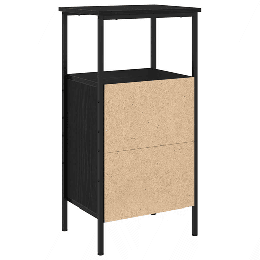 Mesa De Cabeceira - Mesinha De Cabeceira Carvalho preto 41 x 31 x 80 cm