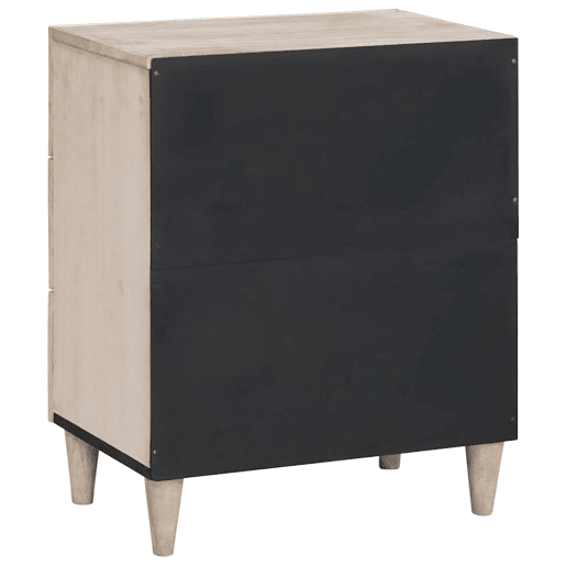 Mesa De Cabeceira - Mesinha De Cabeceira com gaveta Bege 50 x 33 x 60 cm