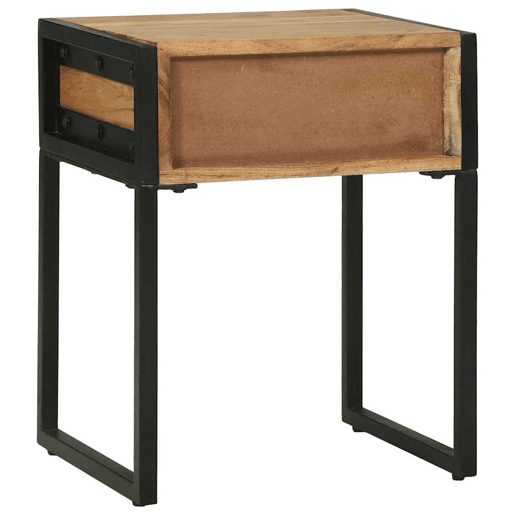 Mesa De Cabeceira - Mesinha De Cabeceira com gaveta Castanho 40 x 35 x 50 cm Mesa De Cabeceira - Mesinha De Cabeceira com gaveta Castanho 40 x 35 x 50 cm