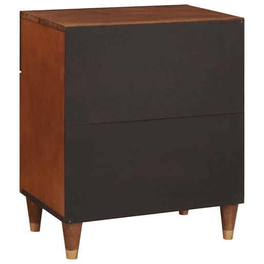 Mesa De Cabeceira - Mesinha De Cabeceira Castanho 50 x 33 x 60 cm