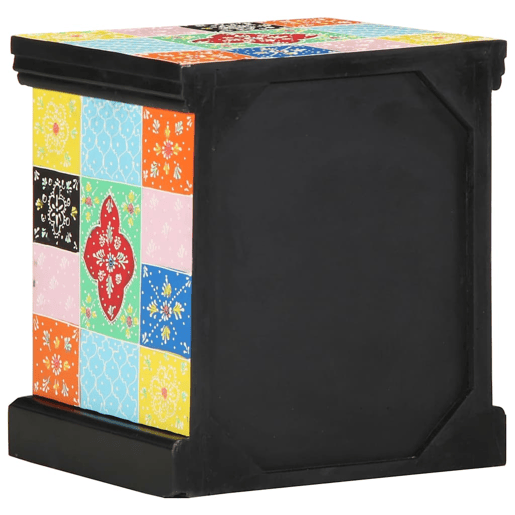 Mesa De Cabeceira - Mesinha De Cabeceira com gaveta Multicolor 40 x 35 x 45 cm