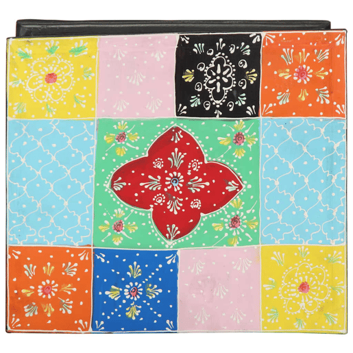 Mesa De Cabeceira - Mesinha De Cabeceira com gaveta Multicolor 40 x 35 x 45 cm