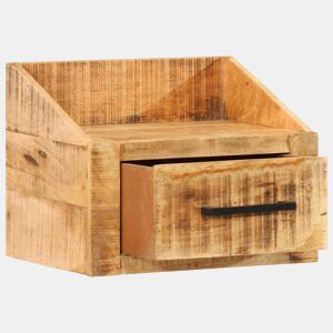 Mesa De Cabeceira - Mesinha De Cabeceira com gaveta Castanho 40 x 30 x 30 cm
