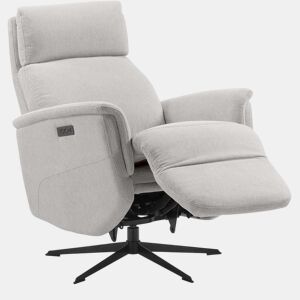 Poltrona Häusbed Morfeo, Zero Gravity, rotação 360º e USB-C u2013 Cinza Claro