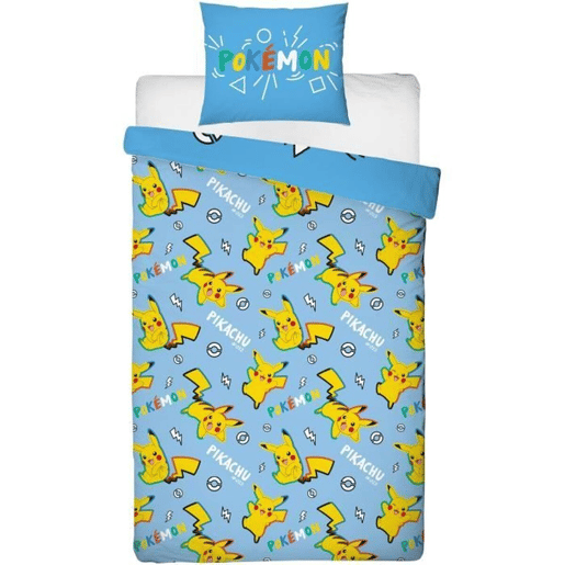Conjunto de capa de edredom Pokémon Azul 2 Peças