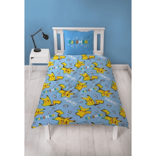 Conjunto de capa de edredom Pokémon Azul 2 Peças