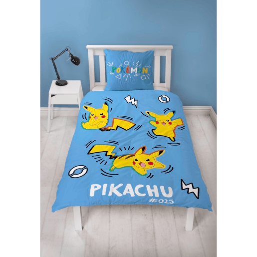 Conjunto de capa de edredom Pokémon Azul 2 Peças