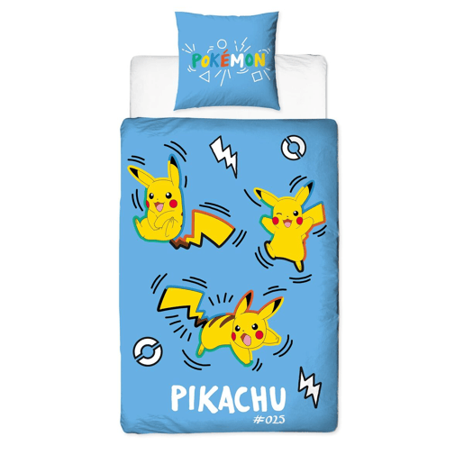Conjunto de capa de edredom Pokémon Azul 2 Peças