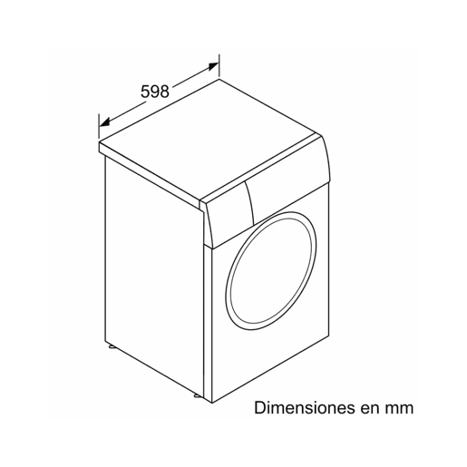 Máquina de lavar BOSCH WGH244AOES 60 cm 1400 rpm 9 kg