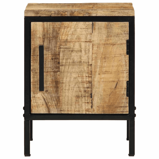 Mesa De Cabeceira - Mesinha De Cabeceira Castanho e preto 30 x 30 x 40 cm