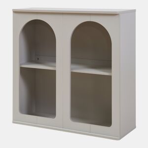 Aparador Trorhun 4 compartimentos MDF 80x30x80 cm Cinzento en.casa