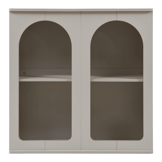 Aparador Trorhun 4 compartimentos MDF 80x30x80 cm Cinzento en.casa