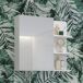Conjunto mueble bajo lavabo y armario espejo Sophéa 78 Conjunto mueble bajo lavabo y armario espejo Sophéa 78 Blanco