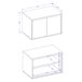 Conjunto mueble bajo lavabo y armario espejo Sophéa 78 Conjunto mueble bajo lavabo y armario espejo Sophéa 78 Blanco