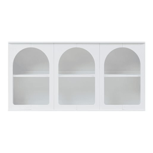 Aparador Trorhun 6 compartimentos MDF 160x30x80cm - Branco en.casa Aparador Trorhun 6 compartimentos MDF 160x30x80cm - Branco en.casa