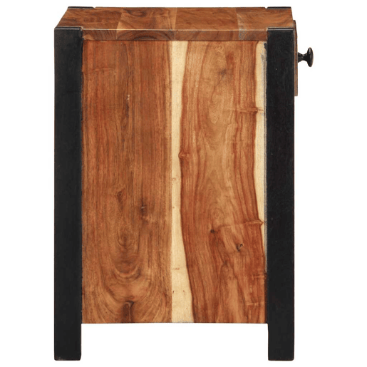Mesa De Cabeceira - Mesinha De Cabeceira com gaveta Castanho 40 x 35 x 50 cm