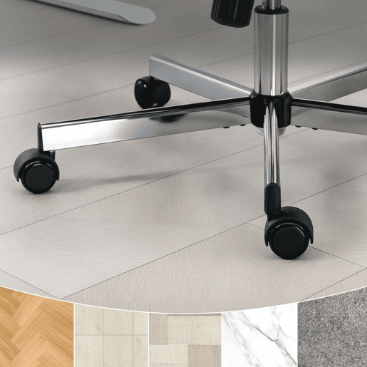HOMCOM Cadeira de Escritório Cadeira de Secretária com Apoio de Braços Encosto Alto Apoio de Cabeça Regulável Rodas Altura Ajustável Giratória Função Basculante 74x70x104-112 cm Cinzento