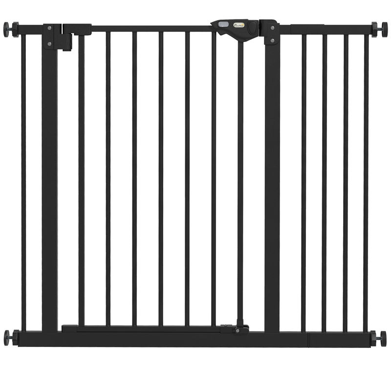 Barrera de Seguridad Metal, Plástico PawHut