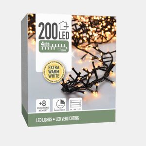 Well Home 200 Luzes de LED Branco Quente com 8 Funções e Temporizador