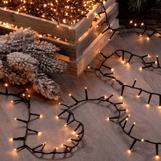 Well Home 200 Luzes de LED Branco Quente com 8 Funções e Temporizador