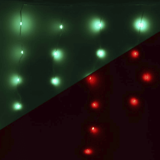 Conjunto de cortinas de LED RGB Well Home 172 com 40 fios