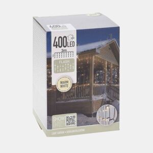 Well Home Curtain Lights com 400 luzes LED brancas quentes 100x300cm