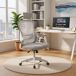 Silla de estudio Admis giratoria con apoyabrazos y ruedas Silla de estudio Admis giratoria con apoyabrazos y ruedas Blanco