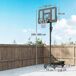 Canasta de Baloncesto Acero, Plástico SPORTNOW Canasta de Baloncesto Acero, Plástico SPORTNOW Negro
