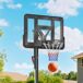 Canasta de Baloncesto Acero, Plástico SPORTNOW Canasta de Baloncesto Acero, Plástico SPORTNOW Negro