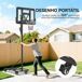Canasta de Baloncesto Acero, Plástico SPORTNOW Canasta de Baloncesto Acero, Plástico SPORTNOW Negro