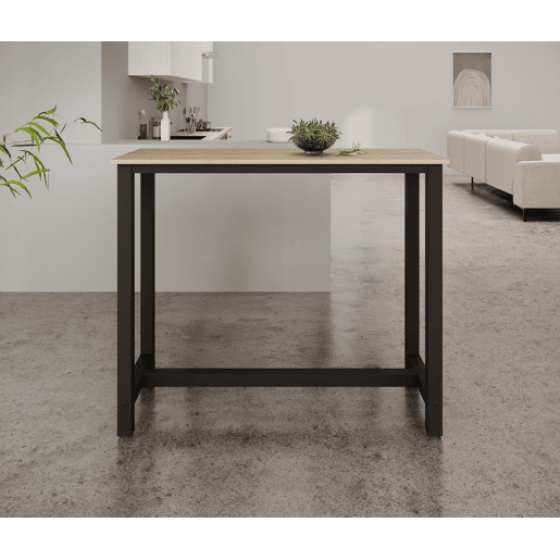 Mesa alta Cozinha Sala de jantar PretoSonoma 120x40x100 Ani Muebles Bonitos
