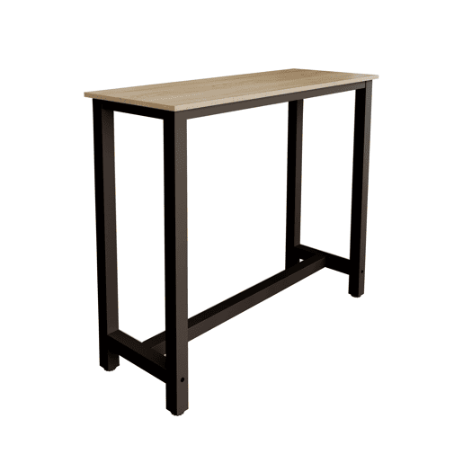 Mesa alta Cozinha Sala de jantar PretoSonoma 120x40x100 Ani Muebles Bonitos