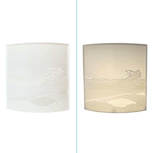 Abajur personalizável com SUA FOTO + Luz LED portátil