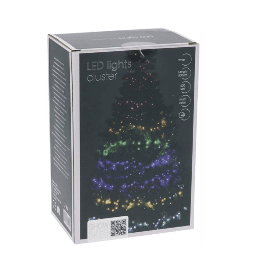 Conjunto de luzes LED multicoloridas Well Home 400 com controlador - 8 metros de comprimento