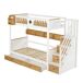 Cama litera Cama litera Natural/ Blanco
