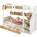 Cama litera Cama litera Natural/ Blanco