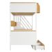 Cama litera Cama litera Natural/ Blanco