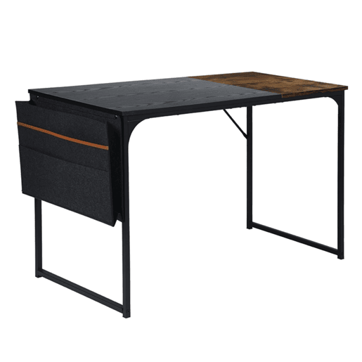 Mesa dobrável vintage Well Home com porta-documentos