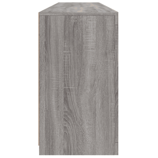 vidaXL Aparador com luzes LED 162x37x67 cm cinzento sonoma