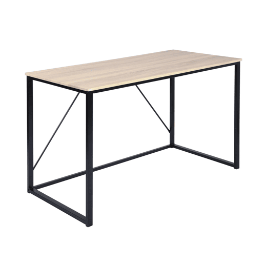 Mesa de carvalho Elmo Well Home em madeira de nogueira