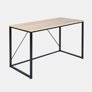Mesa de carvalho Elmo Well Home em madeira de nogueira