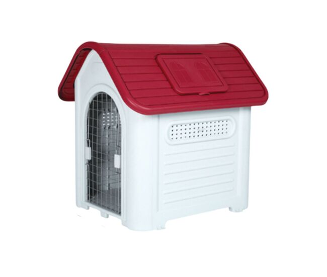 Well home - caseta para mascotas 96x78x92cm tejado rojo