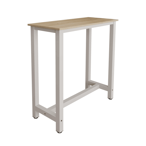 Mesa alta Cozinha Sala de jantar BrancoSonoma 100x40x100 Ani Muebles Bonitos